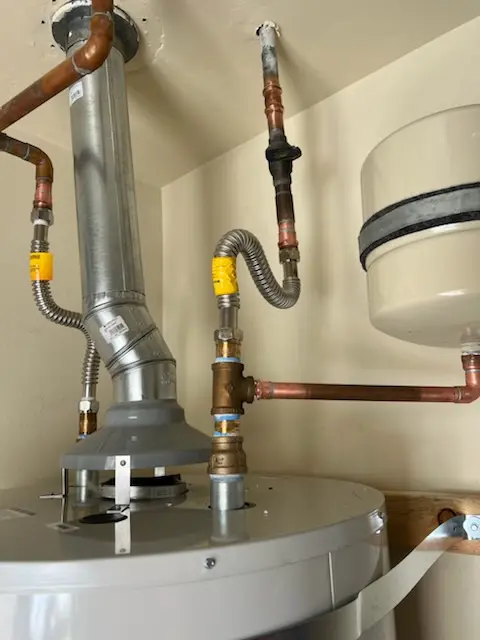 Water heater installation and plumbing repair in The Lakes at Tradition